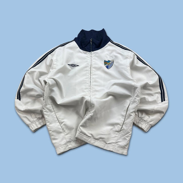 VINTAGE Y2K UMBRO MALAGA WINDBREAKER JACKET WHITE