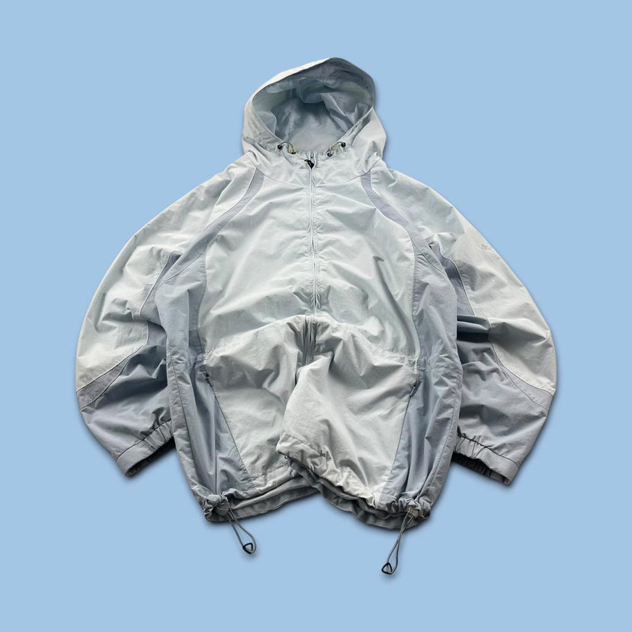VINTAGE Y2K COLUMBIA TECHNICAL JACKET LIGHT BLUE