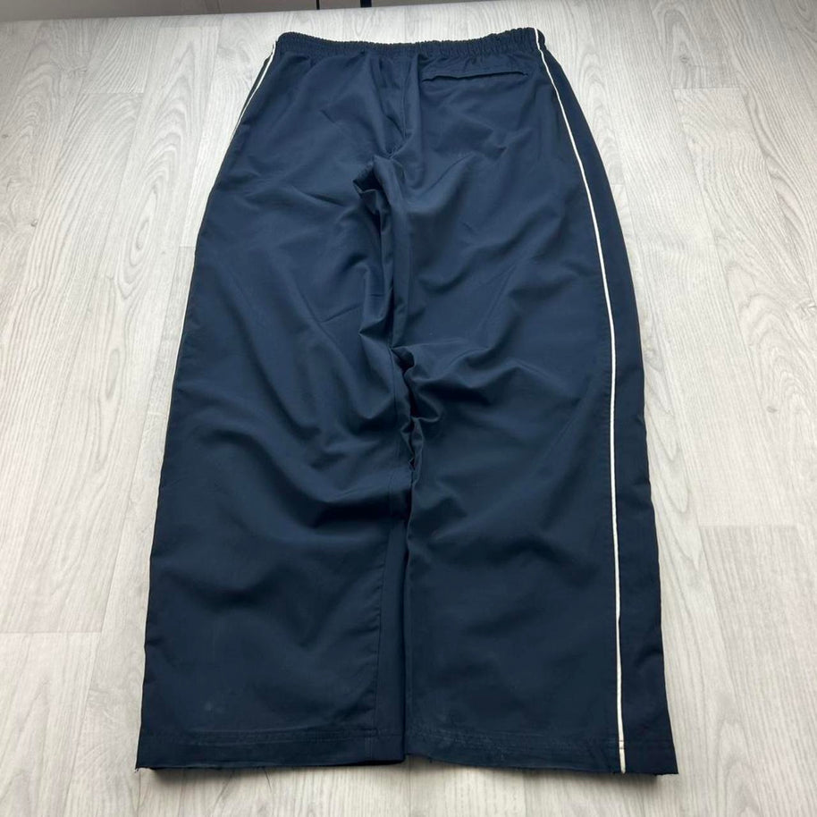 VINTAGE Y2K NIKE BAGGY TRACKSUIT BOTTOMS NAVY