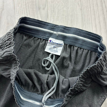 VINTAGE CHAMPION LIGHTWEIGHT BAGGY COTTON SWEATPANTS GREY