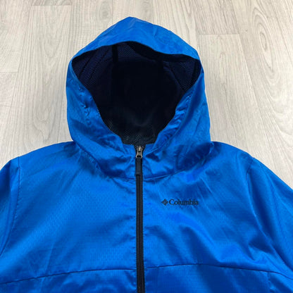 VINTAGE 00s COLUMBIA TECHNICAL HOODED LIGHTWEIGHT JACKET BLUE