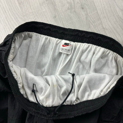 VINTAGE 90s NIKE BAGGY TRACKSUIT BOTTOMS BLACK