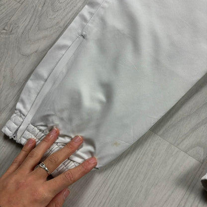 VINTAGE Y2K UMBRO BAGGY TRACKSUIT BOTTOMS WHITE