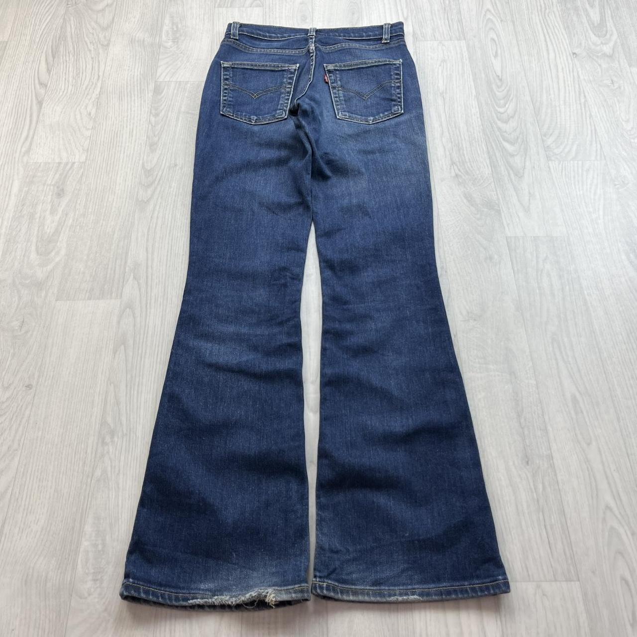 VINTAGE Y2K LEVIS MID RISE BOOTCUT JEANS NAVY BLUE