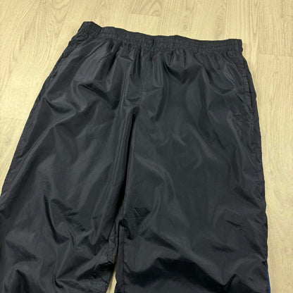 VINTAGE Y2K STARTER BAGGY TRACKSUIT BOTTOMS CHARCOAL GREY