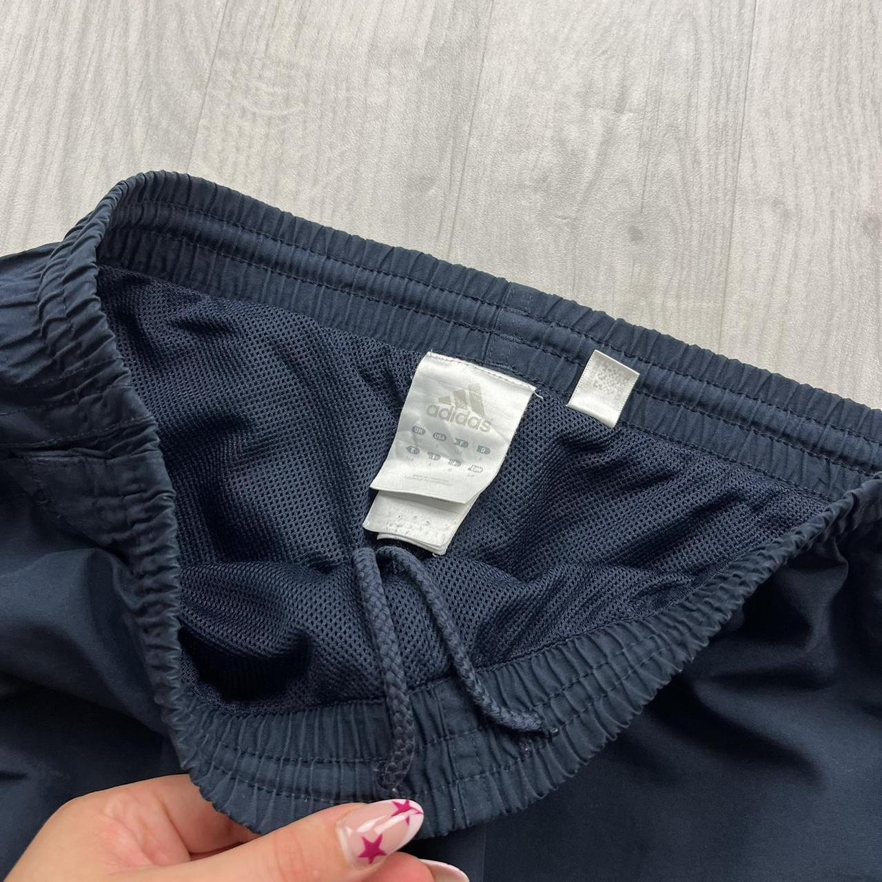 VINTAGE Y2K ADIDAS BAGGY TRACKSUIT BOTTOMS NAVY