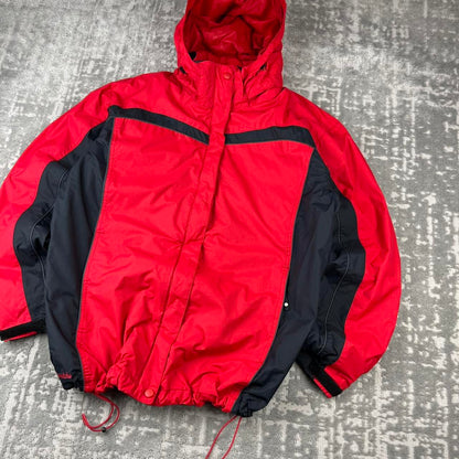 VINTAGE 00s COLUMBIA TECHNICAL WATERPROOF JACKET RED
