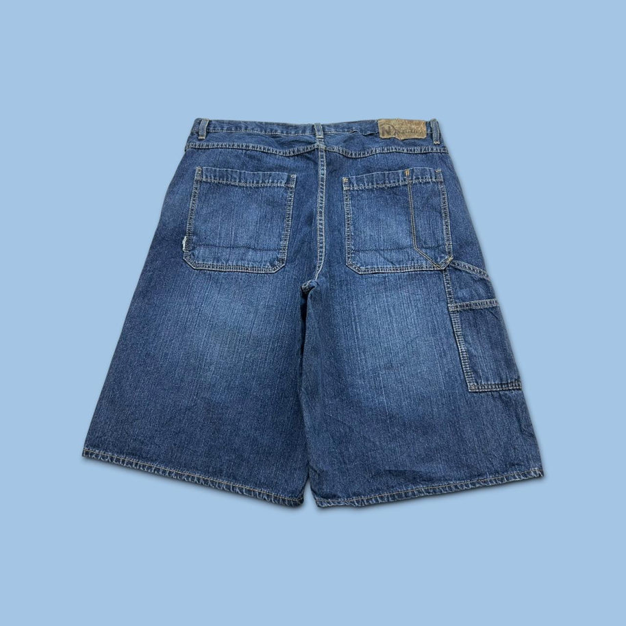 VINTAGE Y2K NAUTICA JEANS BAGGY CARPENTER JORTS BLUE