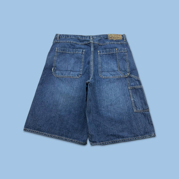 VINTAGE Y2K NAUTICA JEANS BAGGY CARPENTER JORTS BLUE