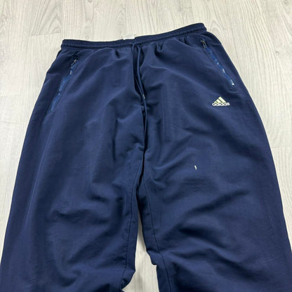 VINTAGE Y2K ADIDAS BAGGY TRACKSUIT BOTTOMS NAVY