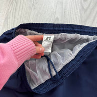 VINTAGE Y2K RUSSELL ATHLETIC BAGGY TRACKSUIT BOTTOMS NAVY