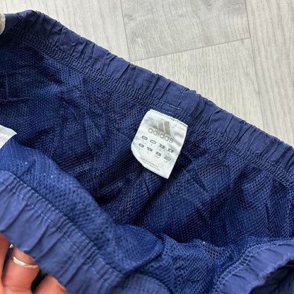 VINTAGE Y2K ADIDAS BAGGY TRACKSUIT BOTTOMS NAVY