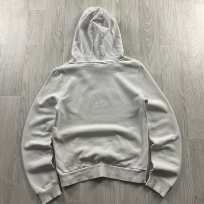 VINTAGE Y2K ANIMAL SPELL OUT HOODIE WHITE PINK