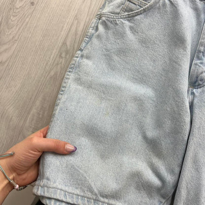 VINTAGE 00s WRANGLER BAGGY LOOSE JORTS BLUE