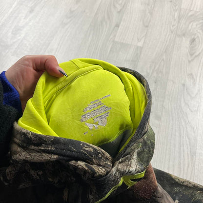 VINTAGE MOSSY OAK REALTREE HOODIE CAMO YELLOW