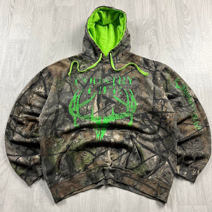 VINTAGE REALTREE HOODIE CAMO GREEN