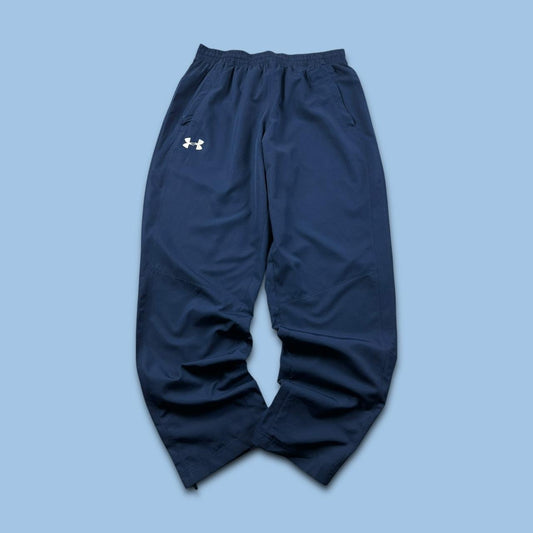 UNDER ARMOUR BAGGY TRACKSUIT BOTTOMS NAVY