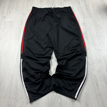 VINTAGE Y2K ADIDAS BAGGY TRACKSUIT BOTTOMS BLACK