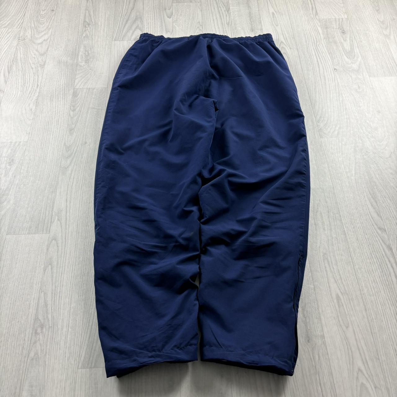 VINTAGE Y2K ADIDAS BAGGY TRACKSUIT BOTTOMS NAVY