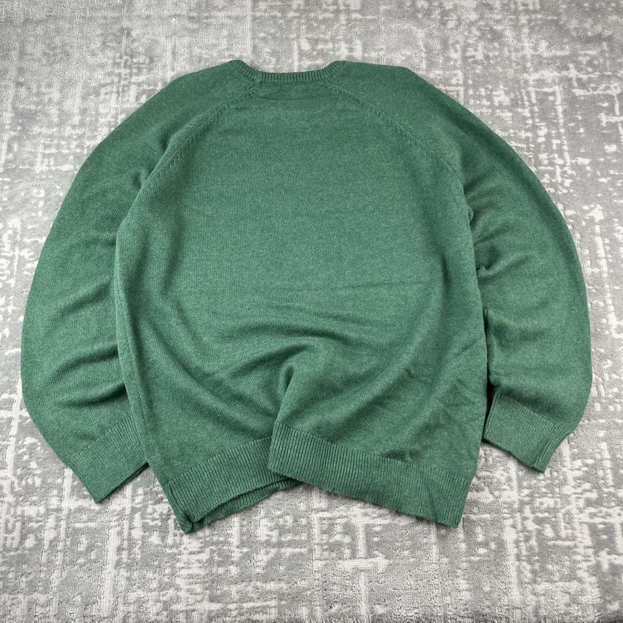 VINTAGE Y2K L L BEAN CHUNKY ESSENTIAL KNITTED JUMPER GREEN