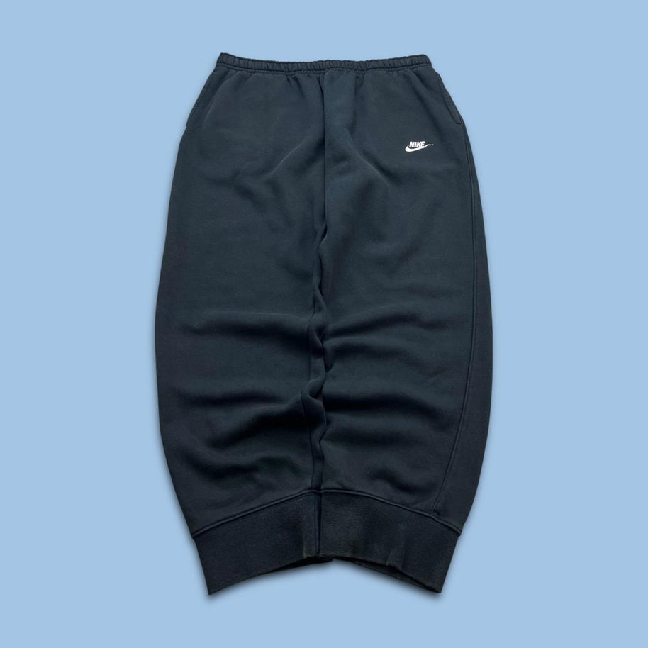 NIKE LOOSE COTTON SWEATPANTS BLACK