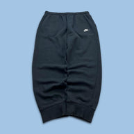 NIKE LOOSE COTTON SWEATPANTS BLACK