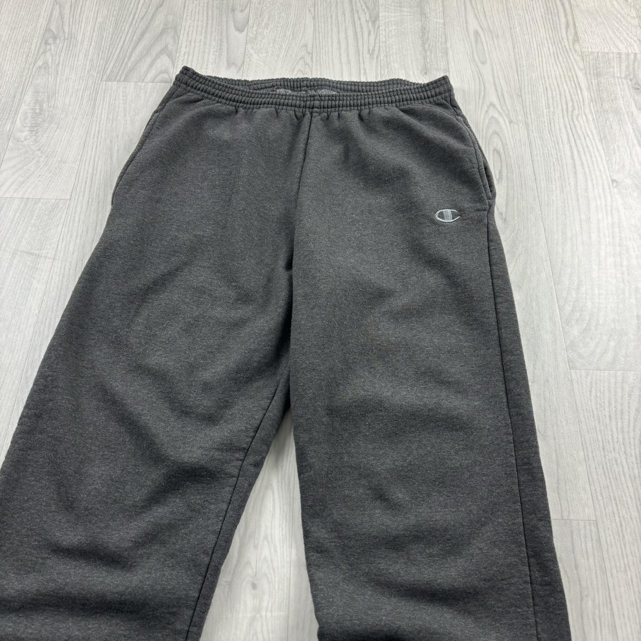 VINTAGE 00s CHAMPION BAGGY COTTON SWEATPANTS GREY