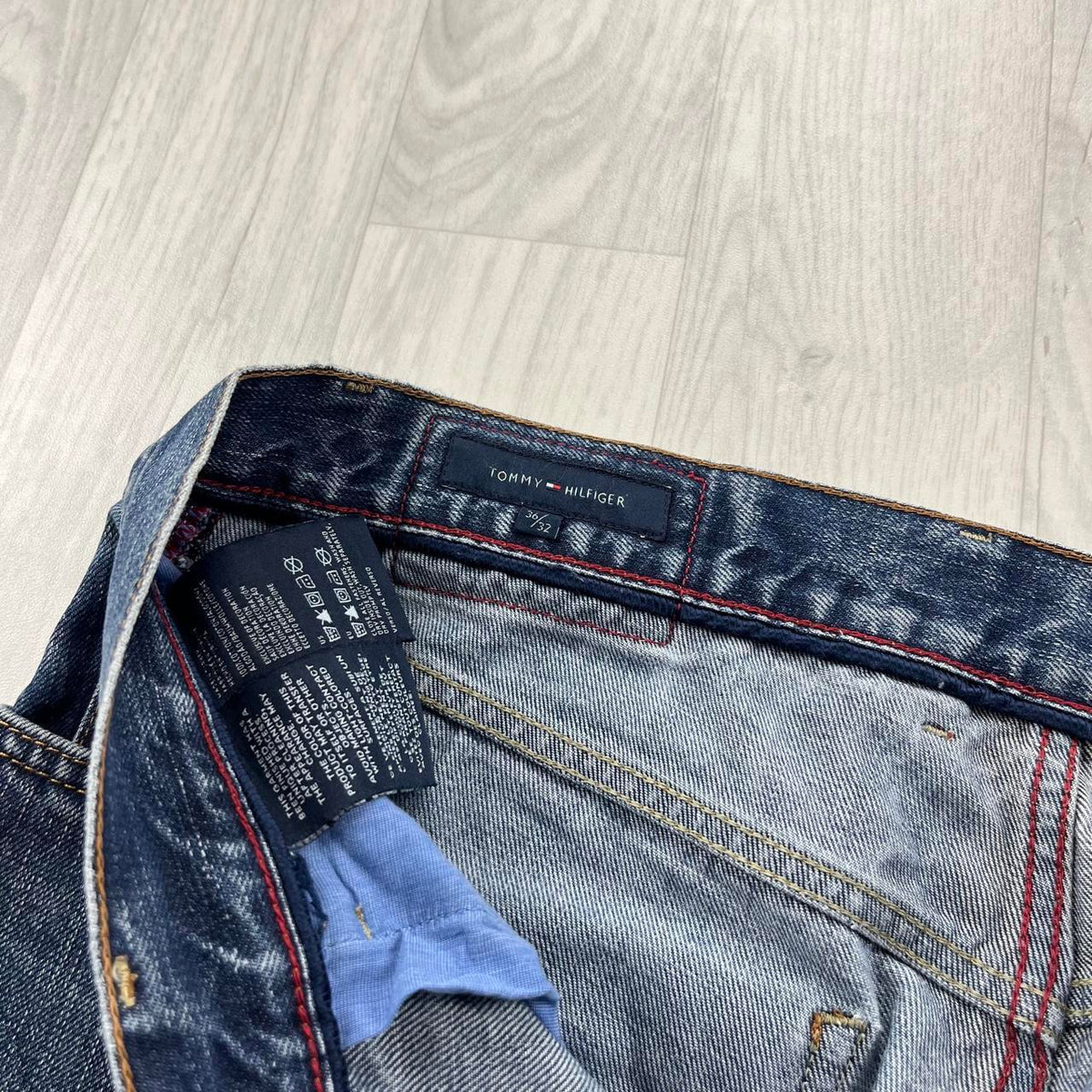VINTAGE Y2K TOMMY HILFIGER BAGGY JEANS BLUE