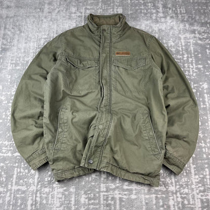 VINTAGE 00s COLUMBIA UTILITY WORKWEAR JACKET KHAKI