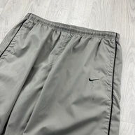 VINTAGE Y2K NIKE BAGGY TRACKSUIT BOTTOMS GREY