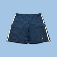 VINTAGE Y2K NIKE BAGGY SPORT CARGO SHORTS NAVY