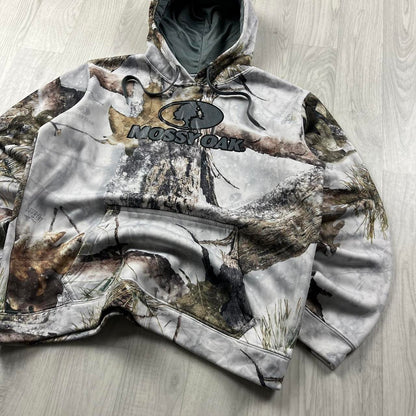 VINTAGE MOSSY OAK REALTREE HOODIE CAMO WHITE