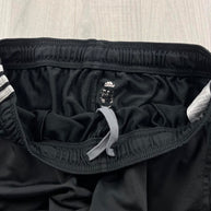 VINTAGE Y2K ADIDAS SIDE STRIPE BAGGY TRACKSUIT BOTTOMS BLACK