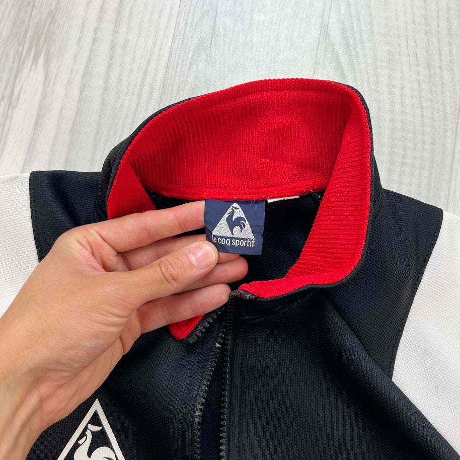 VINTAGE Y2K LE COQ SPORTIF TRACK JACKET BLACK