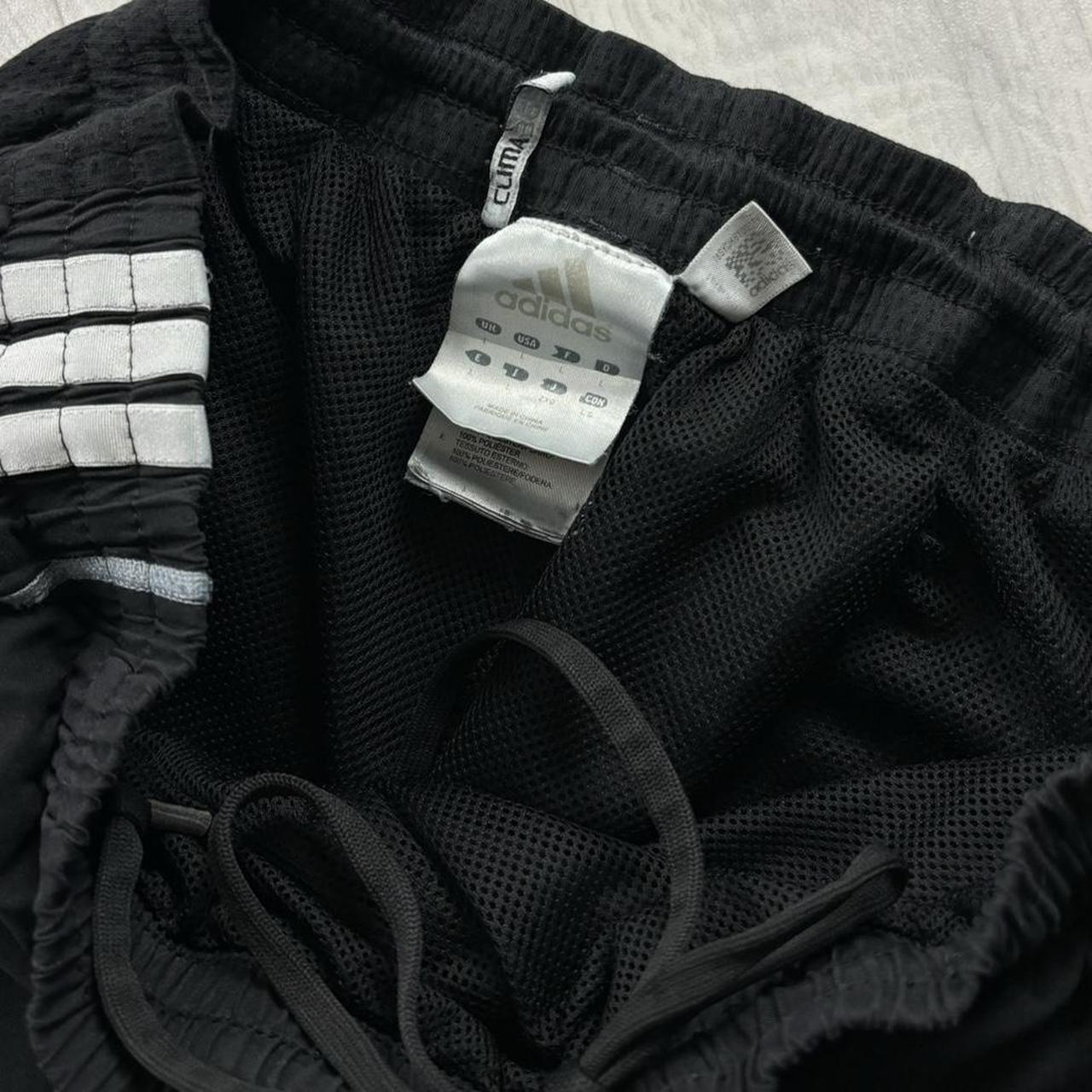VINTAGE Y2K ADIDAS BAGGY TRACKSUIT BOTTOMS BLACK