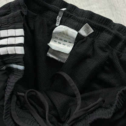 VINTAGE Y2K ADIDAS BAGGY TRACKSUIT BOTTOMS BLACK