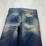 VINTAGE Y2K ENERGIE RULY BAGGY STRAIGHT LEG FADED JEANS BLUE
