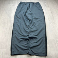 VINTAGE Y2K ADIDAS SIDE STRIPE BAGGY TRACKSUIT BOTTOMS GREY