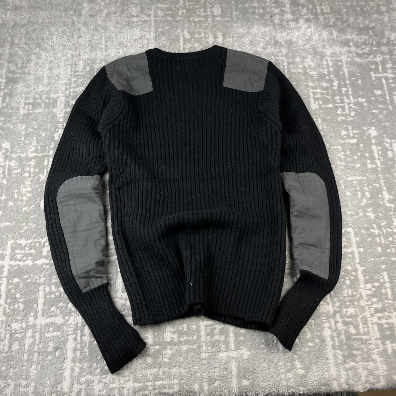 VINTAGE Y2K L L BEAN WOOL KNITTED JUMPER BLACK
