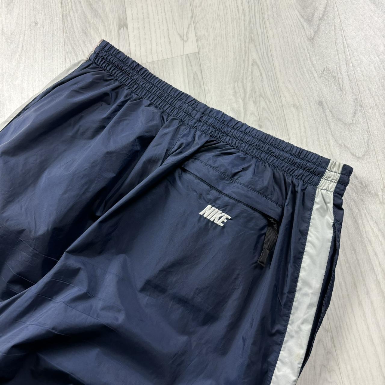 VINTAGE Y2K NIKE BAGGY CARGO TRACKSUIT BOTTOMS NAVY