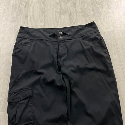 VINTAGE Y2K COLUMBIA BAGGY LIGHTWEIGHT SPORTSWEAR TROUSERS BLACK