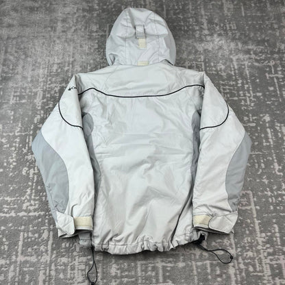VINTAGE 00s COLUMBIA TECHNICAL UTILITY JACKET WHITE