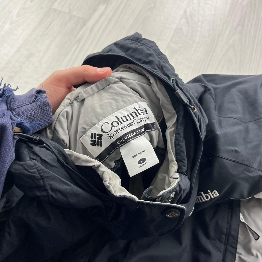 VINTAGE Y2K COLUMBIA TECHNICAL UTILITY SKI JACKET BLACK