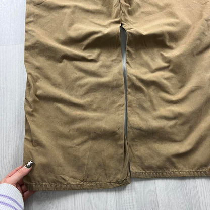 VINTAGE FADED GLORY BAGGY CARPENTER JEANS TAN