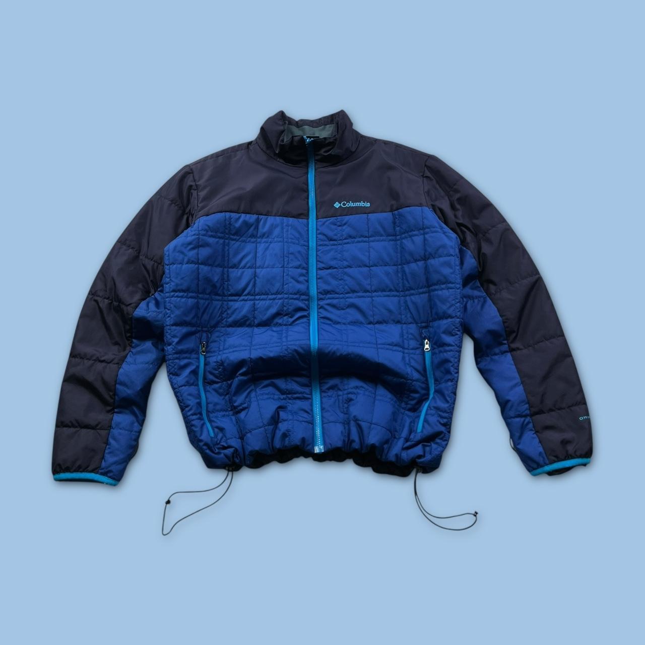 VINTAGE 00s COLUMBIA PUFFER TECHNICAL JACKET BLUE