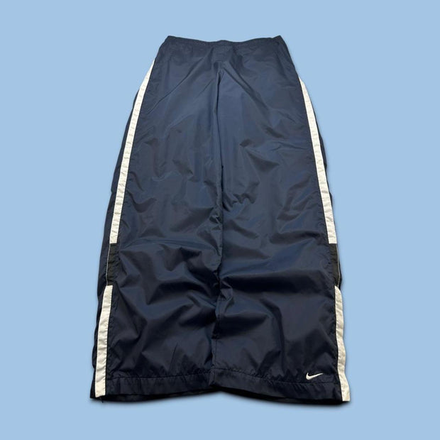 VINTAGE Y2K NIKE LOW RISE TRACKSUIT BOTTOMS NAVY