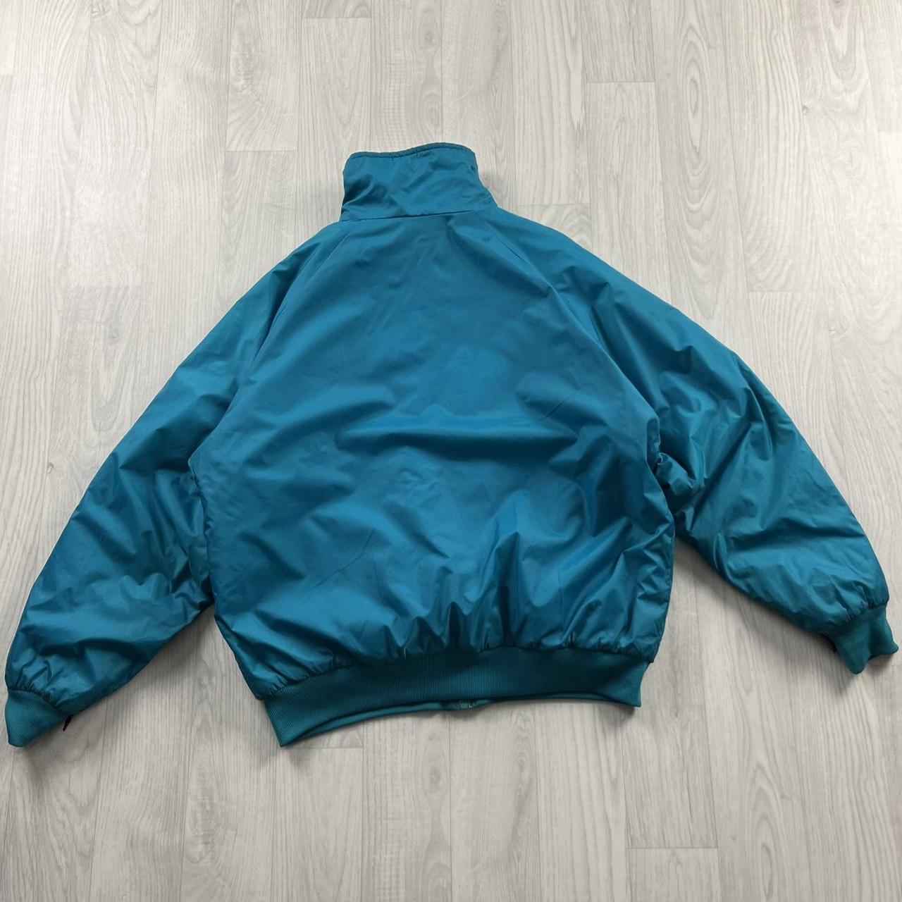 VINTAGE 00s COLUMBIA REVERSIBLE PADDED JACKET PURPLE BLUE