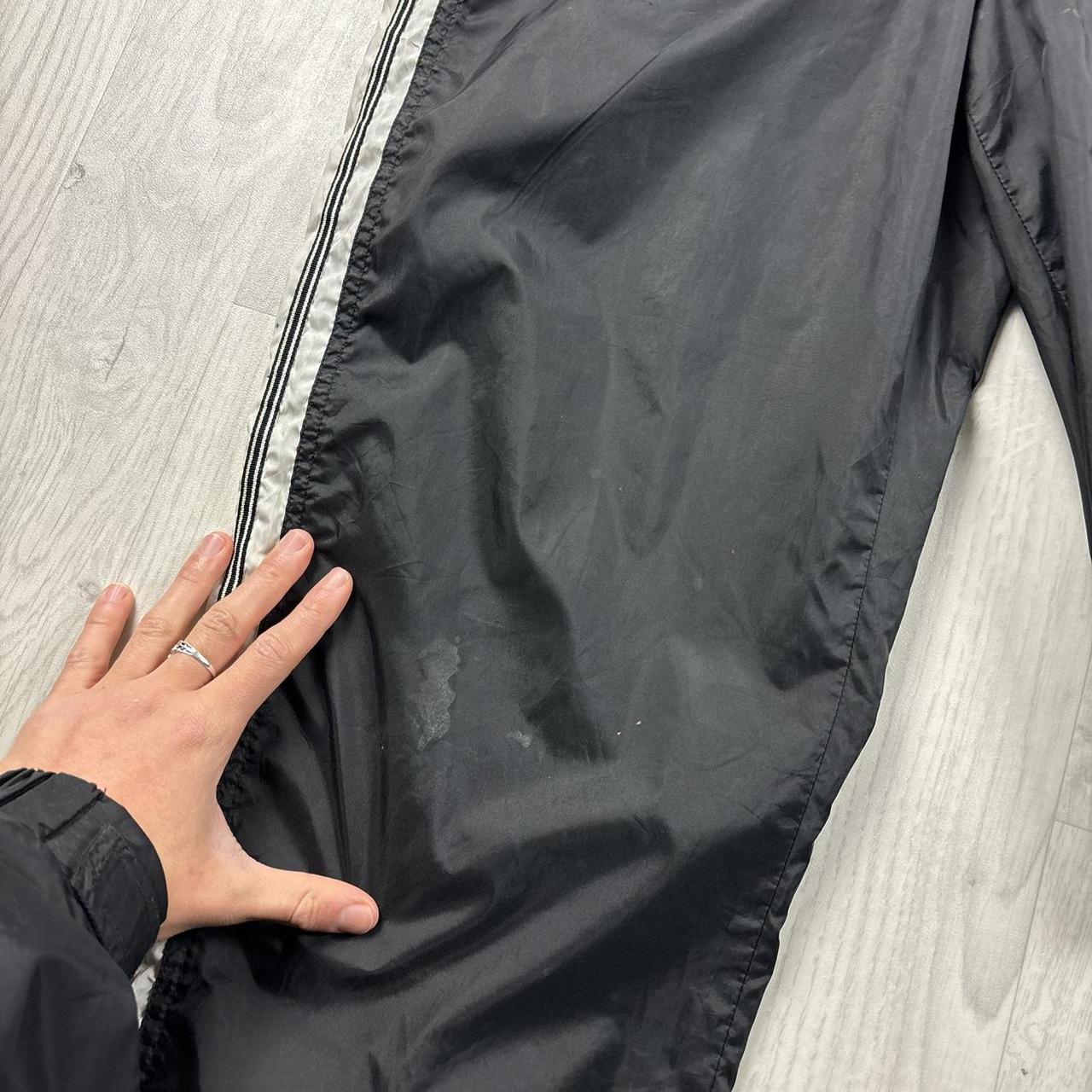 VINTAGE Y2K NIKE BAGGY SHELL TRACKSUIT BOTTOMS BLACK