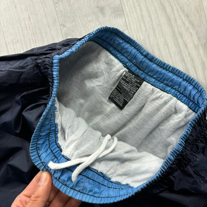 VINTAGE Y2K STARTER BAGGY TRACKSUIT BOTTOMS NAVY / BABY BLUE