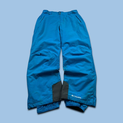 VINTAGE Y2K COLUMBIA BAGGY SKI PANTS SALOPETTES BLUE